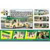 ROYAL TOYS RT15 non  XE BUÝT NHỎ MÀU XANH LÁ CÂY bộ đồ chơi xếp lắp ráp ghép mô hình City CITY STORY HONG KONG LIGHT BUS Thành Phố 709 khối