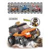 OXFORD MO3581 3581 non  XE TẢI QUÁI VẬT 4X4 BFM bộ đồ chơi xếp lắp ráp ghép mô hình Racers 4X4 MONSTER TRUCK BFM Đua Tốc Độ