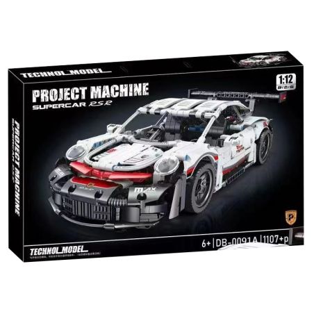 DB-0091 0091 DB0091 non  PORSCHE 911 RSR 1:12 tỷ lệ 1:12 bộ đồ chơi xếp lắp ráp ghép mô hình  Kỹ Thuật Công Nghệ Cao Mô Hình Phương Tiện 1107 khối