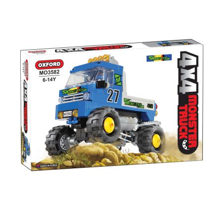 OXFORD MO3582 3582 non  QUÁI VẬT bộ đồ chơi xếp lắp ráp ghép mô hình Racers 4X4 MONSTER TRUCK MONSTER Đua Tốc Độ