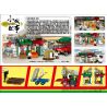 ROYAL TOYS RT14 non  QUẦY TRÁI CÂY YAU MA TEI JIN KEE bộ đồ chơi xếp lắp ráp ghép mô hình City CITY STORY YAU MA TEI FRUIT MARKET Thành Phố 324 khối
