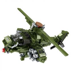 SEMBO 207009 207010 207011 207012 207013 207014 207015 207016 207017 207018 non  MÁY BAY TRỰC THĂNG QUÂN SỰ bộ đồ chơi xếp lắp ráp ghép mô hình Military Army SURVIVAL WARFARE Quân Sự Bộ Đội 300 khối