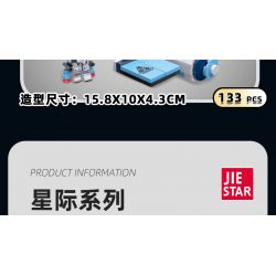 JIESTAR 59107 non  KHÁM PHÁ GIỮA CÁC VÌ SAO MÔ-ĐUN THÍ NGHIỆM KHÔNG GIAN bộ đồ chơi xếp lắp ráp ghép mô hình Space EXPLORE SPACE LABORATORY Thám Hiểm Không Gian 133 khối