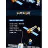 JIESTAR 59107 non  KHÁM PHÁ GIỮA CÁC VÌ SAO MÔ-ĐUN THÍ NGHIỆM KHÔNG GIAN bộ đồ chơi xếp lắp ráp ghép mô hình Space EXPLORE SPACE LABORATORY Thám Hiểm Không Gian 133 khối