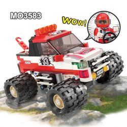 OXFORD MO3583 3583 non  RẮN HỔ MANG bộ đồ chơi xếp lắp ráp ghép mô hình Racers 4X4 MONSTER TRUCK TEAM COBRA Đua Tốc Độ