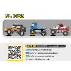 OXFORD MO3583 3583 non  RẮN HỔ MANG bộ đồ chơi xếp lắp ráp ghép mô hình Racers 4X4 MONSTER TRUCK TEAM COBRA Đua Tốc Độ