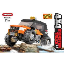OXFORD MO3583 3583 non  RẮN HỔ MANG bộ đồ chơi xếp lắp ráp ghép mô hình Racers 4X4 MONSTER TRUCK TEAM COBRA Đua Tốc Độ