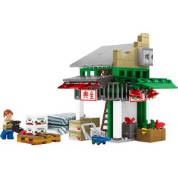 ROYAL TOYS RT13 non  CÂU CHUYỆN THỊ TRẤN NHỎ QUÁN TRÁI CÂY DU MA ĐỊA NGÔI SAO bộ đồ chơi xếp lắp ráp ghép mô hình City CITY STORY YAU MA TEI FRUIT MARKET Thành Phố 318 khối