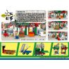 ROYAL TOYS RT13 non  CÂU CHUYỆN THỊ TRẤN NHỎ QUÁN TRÁI CÂY DU MA ĐỊA NGÔI SAO bộ đồ chơi xếp lắp ráp ghép mô hình City CITY STORY YAU MA TEI FRUIT MARKET Thành Phố 318 khối