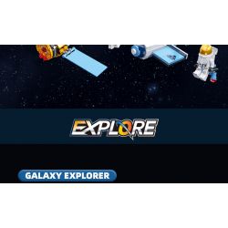 JIESTAR 59106 non  THĂM DÒ GIỮA CÁC VÌ SAO bộ đồ chơi xếp lắp ráp ghép mô hình Space EXPLORE THE INTERSTELLAR PROBE Thám Hiểm Không Gian 112 khối