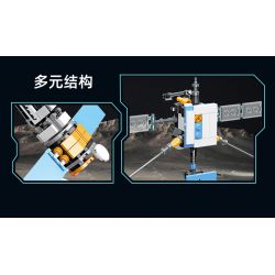 JIESTAR 59106 non  THĂM DÒ GIỮA CÁC VÌ SAO bộ đồ chơi xếp lắp ráp ghép mô hình Space EXPLORE THE INTERSTELLAR PROBE Thám Hiểm Không Gian 112 khối