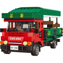ROYAL TOYS RT12 non  CÂU CHUYỆN THỊ TRẤN NHỎ LEYLAND VANS LIONHEAD bộ đồ chơi xếp lắp ráp ghép mô hình City CITY STORY LEILAND Thành Phố 496 khối