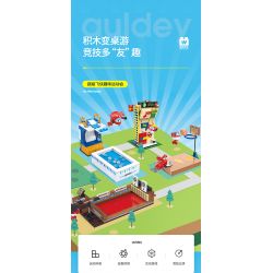 WISE BLOCK HA385516 385516 non  NGƯỜI CHƠI THỂ THAO VUI VẺ 4 BÓNG RỔ LEO NÚI LẶN BẮN SÚNG NHỘN bộ đồ chơi xếp lắp ráp ghép mô hình Movie & Game Phim Và Trò Chơi 586 khối