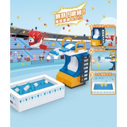 WISE BLOCK HA385516 385516 non  NGƯỜI CHƠI THỂ THAO VUI VẺ 4 BÓNG RỔ LEO NÚI LẶN BẮN SÚNG NHỘN bộ đồ chơi xếp lắp ráp ghép mô hình Movie & Game Phim Và Trò Chơi 586 khối