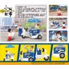 ROYAL TOYS RT07 non  XE KEM BA BÁNH HỒNG KÔNG bộ đồ chơi xếp lắp ráp ghép mô hình City CITY STORY HONG KONG EMERGENCY UNIT Thành Phố 62 khối