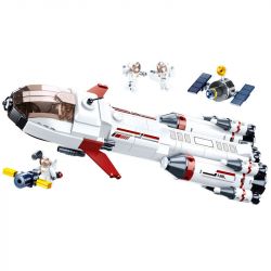 SLUBAN M38-B0925 B0925 0925 M38B0925 38-B0925 non  TÊN LỬA THÁM HIỂM SAO THỔ bộ đồ chơi xếp lắp ráp ghép mô hình Space Thám Hiểm Không Gian 468 khối