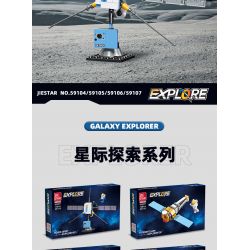 JIESTAR 59104 non  THÁM HIỂM GIỮA CÁC VÌ SAO QUỸ ĐẠO MẶT TRỜI bộ đồ chơi xếp lắp ráp ghép mô hình Space EXPLORE SOLAR ORBIT EXPLORATION Thám Hiểm Không Gian 113 khối