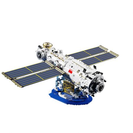 SEMBO 203337 non  MÔ-ĐUN LÕI TRẠM VŨ TRỤ bộ đồ chơi xếp lắp ráp ghép mô hình Space Exploration SEA OF STARS Thám Hiểm Không Gian 3227 khối