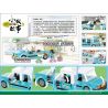 ROYAL TOYS RT05 non  TAXI LANTAU HỒNG KÔNG bộ đồ chơi xếp lắp ráp ghép mô hình City CITY STORY HONG KONG BLUE TAXI Thành Phố 239 khối
