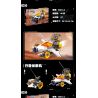 JIESTAR 59014 non  THIÊN HÀ TRONG MƠ XE THÁM HIỂM NGOÀI HÀNH TINH 6 1 bộ đồ chơi xếp lắp ráp ghép mô hình Space SPACE EXPLORATION VEHICLE Thám Hiểm Không Gian 607 khối