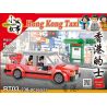 ROYAL TOYS RT03 non  TAXI ??? HỒNG KÔNG bộ đồ chơi xếp lắp ráp ghép mô hình City CITY STORY HONG KONG RED TAXI Thành Phố 238 khối