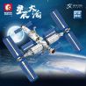 SEMBO 203327 non  TRẠM KHÔNG GIAN bộ đồ chơi xếp lắp ráp ghép mô hình Space Exploration SEA OF STARS Thám Hiểm Không Gian 544 khối