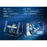 SEMBO 203327 non  TRẠM KHÔNG GIAN bộ đồ chơi xếp lắp ráp ghép mô hình Space Exploration SEA OF STARS Thám Hiểm Không Gian 544 khối