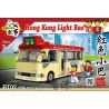 ROYAL TOYS RT02 non  XE BUÝT NHỎ MÀU ĐỎ HỒNG KÔNG bộ đồ chơi xếp lắp ráp ghép mô hình City CITY STORY HONG KONG LIGHT BUS Thành Phố 696 khối