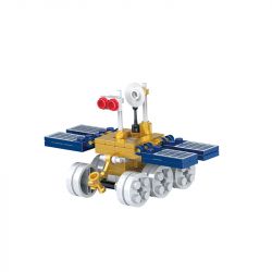 COGO 14423 non  TÀU VŨ TRỤ CÓ NGƯỜI LÁI 13 bộ đồ chơi xếp lắp ráp ghép mô hình Space Thám Hiểm Không Gian 602 khối