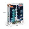 COGO 14423 non  TÀU VŨ TRỤ CÓ NGƯỜI LÁI 13 bộ đồ chơi xếp lắp ráp ghép mô hình Space Thám Hiểm Không Gian 602 khối