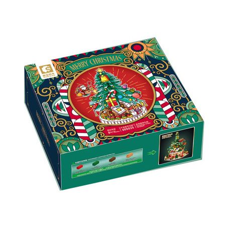 SEMBO 605025 non  VÙNG ĐẤT GIAI ĐIỆU GIÁNG SINH bộ đồ chơi xếp lắp ráp ghép mô hình Christmas CHRISTMAS MUSIC FAIRYLAND 2963 khối