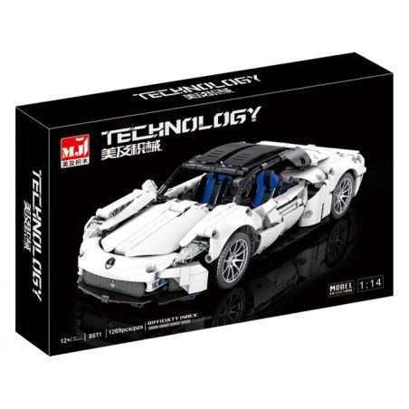 BEAUTY AND 8611A 8612A non  XE THỂ THAO tỷ lệ 1:14 bộ đồ chơi xếp lắp ráp ghép mô hình  Kỹ Thuật Công Nghệ Cao Mô Hình Phương Tiện 1269 khối