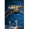 JIESTAR 59013 non  ĐUỔI THEO THIÊN HÀ TRONG MƠ XE THÁM HIỂM SAO HỎA bộ đồ chơi xếp lắp ráp ghép mô hình Space MARS EXPLORATION Thám Hiểm Không Gian 729 khối
