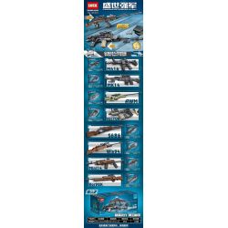 LWCK 90009 non  SÚNG bộ đồ chơi xếp lắp ráp ghép mô hình Flourishing Age Strengthen The Army STRONG ARMY 699 khối