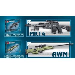 LWCK 90009 non  SÚNG bộ đồ chơi xếp lắp ráp ghép mô hình Flourishing Age Strengthen The Army STRONG ARMY 699 khối