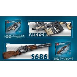 LWCK 90009 non  SÚNG bộ đồ chơi xếp lắp ráp ghép mô hình Flourishing Age Strengthen The Army STRONG ARMY 699 khối