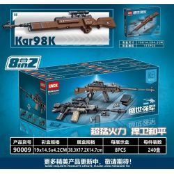 LWCK 90009 non  SÚNG bộ đồ chơi xếp lắp ráp ghép mô hình Flourishing Age Strengthen The Army STRONG ARMY 699 khối