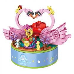 PanlosBrick 656013 Panlos Brick 656013 non  HỘP NHẠC CON THIÊN NGA bộ đồ chơi xếp lắp ráp ghép mô hình Creator CREATIVE MUSIC BOX Sáng Tạo 537 khối