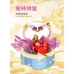 PanlosBrick 656013 Panlos Brick 656013 non  HỘP NHẠC CON THIÊN NGA bộ đồ chơi xếp lắp ráp ghép mô hình Creator CREATIVE MUSIC BOX Sáng Tạo 537 khối