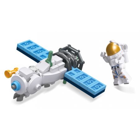 JIESTAR 59101 non  THÁM HIỂM GIỮA CÁC VÌ SAO TÀU LIÊN MINH bộ đồ chơi xếp lắp ráp ghép mô hình Space EXPLORE ALLIANCE SPACECRAFT Thám Hiểm Không Gian 84 khối