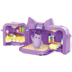 WISE BLOCK HA392003 392003 non  HUT TÚP LỀU MÀU TÍM bộ đồ chơi xếp lắp ráp ghép mô hình HAPPY LIFE 305 khối