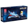 JIESTAR 59100 non  KHÁM PHÁ GIỮA CÁC VÌ SAO TÀU CON THOI bộ đồ chơi xếp lắp ráp ghép mô hình Space EXPLORE SPACE SHUTTLE Thám Hiểm Không Gian 76 khối