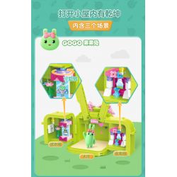 WISE BLOCK HA392002 392002 non  ĐIỀU KHOẢN GOGO CỦA GREEN bộ đồ chơi xếp lắp ráp ghép mô hình HAPPY LIFE 305 khối