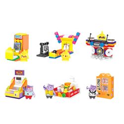 WISE BLOCK HA382001 382001 non  LOẠI BỎ NHỮNG RẮC RỐI CỦA BẢO TÀNG CUỘC SỐNG bộ đồ chơi xếp lắp ráp ghép mô hình Movie & Game HAPPY LIFE Phim Và Trò Chơi