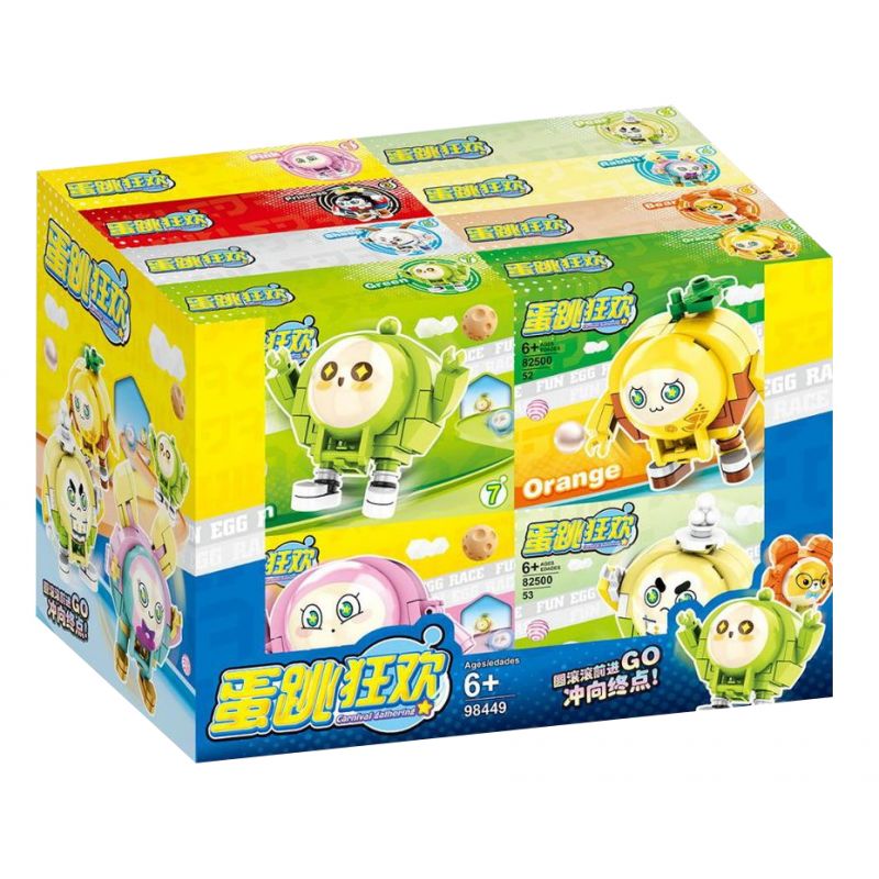 82500 non  LỄ HỘI NHẢY TRỨNG 8 KIỂU bộ đồ chơi xếp lắp ráp ghép mô hình Movie & Game CARNIVAL GATHERING Phim Và Trò Chơi