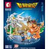 SEMBO 609321 non  KHỦNG LONG BẠO CHÚA ZOMBIE bộ đồ chơi xếp lắp ráp ghép mô hình Digimon Adventure Cuộc Phưu Lưu Của Quái Vật Số 774 khối