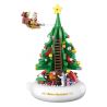 ZHEGAO QL1024 1024 non  CÂY GIÁNG SINH bộ đồ chơi xếp lắp ráp ghép mô hình Christmas 407 khối