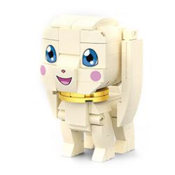 SEMBO 609315 non  CÚN YÊU bộ đồ chơi xếp lắp ráp ghép mô hình Digimon Adventure Cuộc Phưu Lưu Của Quái Vật Số 150 khối