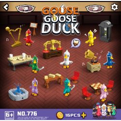 RENZAIMA 776 non  8 KIỂU GIẾT NGỖNG VỊT bộ đồ chơi xếp lắp ráp ghép mô hình Movie & Game GOOSE DUCK Phim Và Trò Chơi