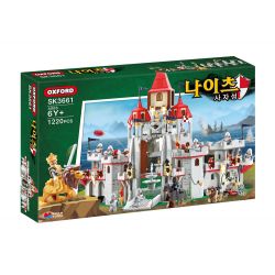 OXFORD SK3661 3661 non  HIỆP SĨ LÂU ĐÀI SƯ TỬ bộ đồ chơi xếp lắp ráp ghép mô hình Medieval Castle 나이츠 사자성 Chiến Tranh Trung Cổ 1220 khối
